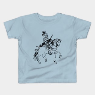 Men on a horse Kids T-Shirt